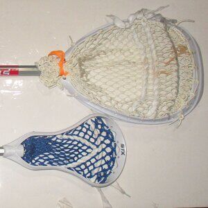 2 STX Lacrosse Fiddle 1 Goalie 39" Complete & 1 Stick 31 1/2 Kids Youth